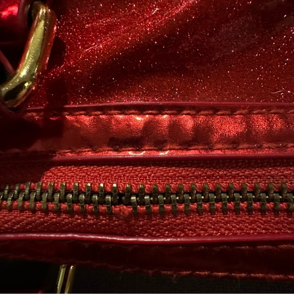 Betseyville by Betsey Johnson red glitter purse - Picture 9 of 9
